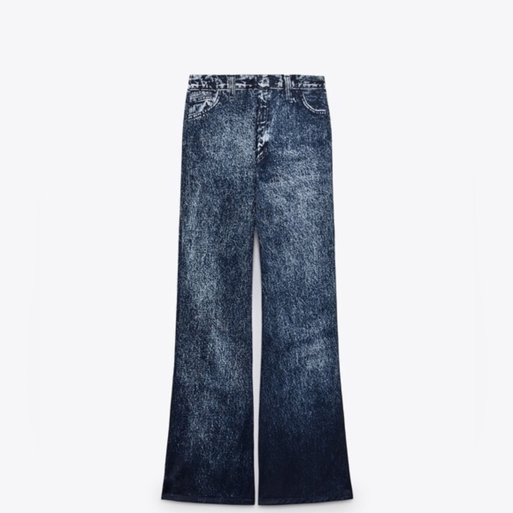 ZARA denim look leggings 0085/314
